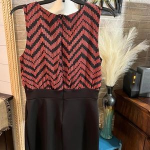 Women’s size 12 red and black dress